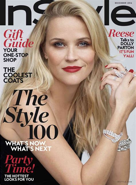 Reese Witherspoon Is Instyles December Issue Cover Star