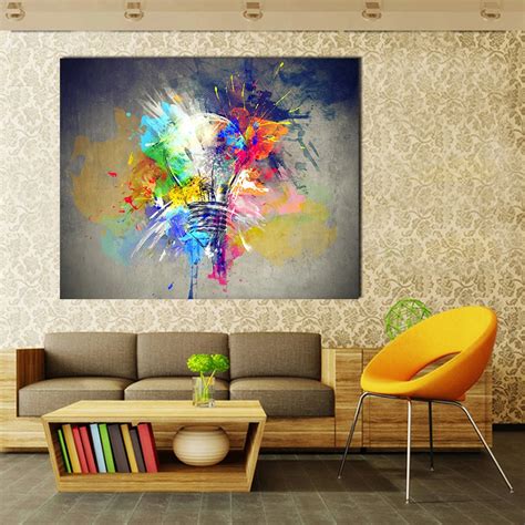 Canvas Wall Art For Living Room 15 Ideas Of Abstract Wall Art Living