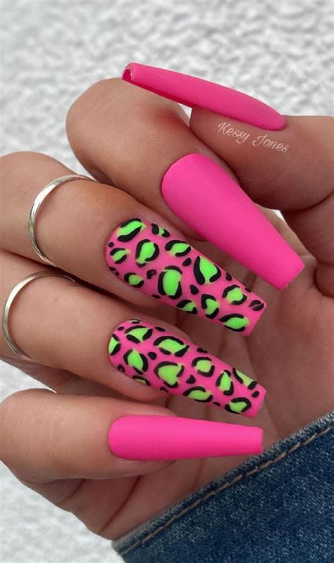 23 Cute Summer Nail Trends 2021 Acrylic Nail Art Designs