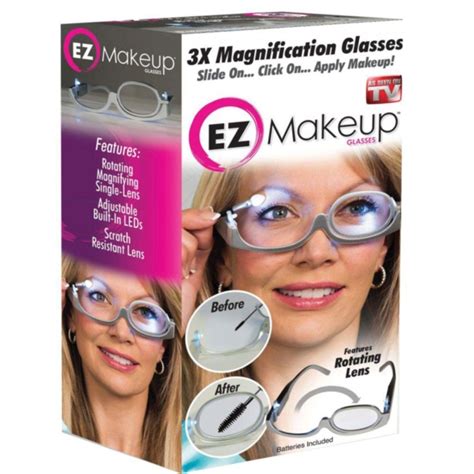 Buy Ez Makeup Glasses 3x Magnification Glasses With Led For Makeup Online In India At Lowest