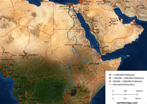 Nile World In Maps