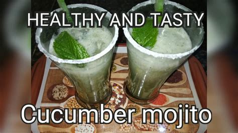 Cucumber Mojito Mojito Mocktail Non Alcoholic Drink Youtube