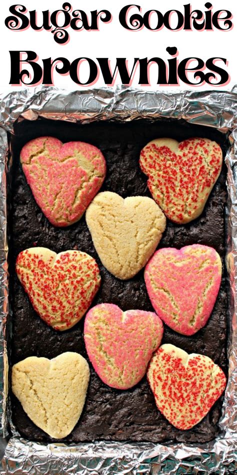 Sugar Cookie Valentine Brownies Recipe Sugar Cookie Christmas