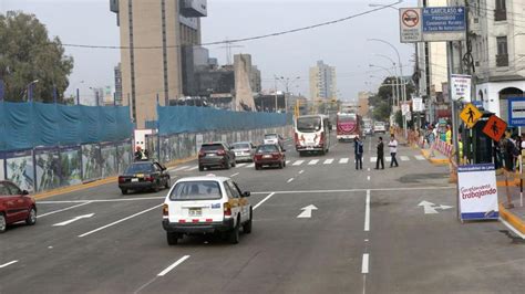 Cercado De Lima Avenida 28 De Julio Fue Reabierta Al Tránsito