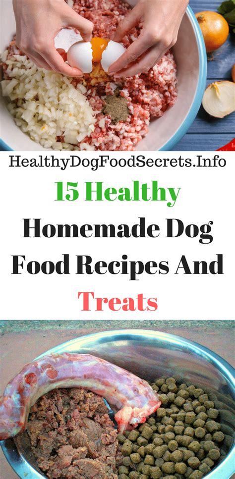 15 Healthy Homemade Dog Food Recipes And Treats Trainingdogstips
