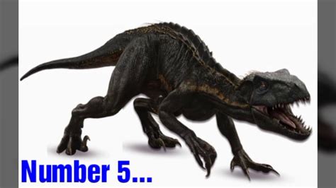 Top 10 Most Terrifying Jurassic Park Dinosaurs Youtube