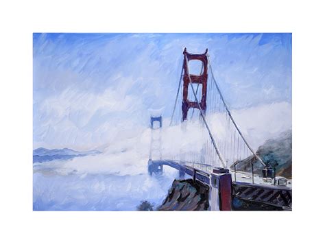Early Morning Golden Gate Bridge Bob Dylan Castle Fine Art