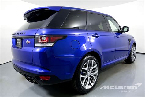 Romans are pleased to offer this land rover range rover sport svr for sale presented in estoril blue with ebony/cirrus leather. 2017 Land Rover Range Rover Sport, Estoril Blue Metallic ...