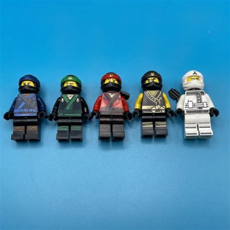 LEGO NEW NINJAGO Ninja Kai Jay Cole Zane Kimono Minifigure W Elemental
