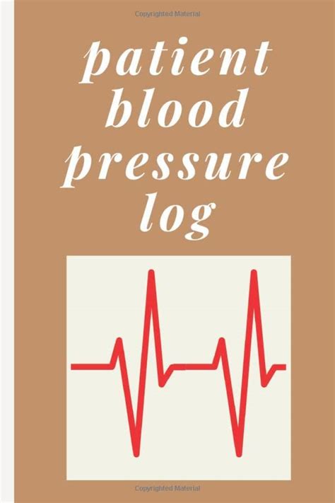 Patient Blood Pressure Log Record And Monitor Blood Pressure At Home