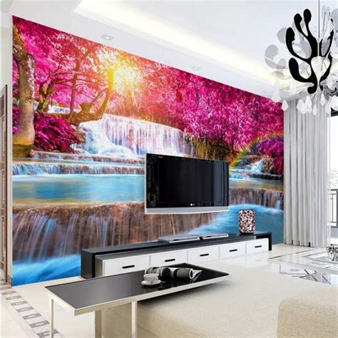 Beibehang Custom Wallpaper 3d Photo Murals Flowing Water