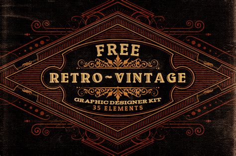 Fresh gallery of vintage graphic design elements design material to add our designing files available here. Free Retro/Vintage Graphic Designer Kit v.2 - Dealjumbo ...