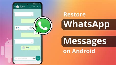 [2 ways] how to restore deleted whatsapp messages without backup on android 2023 youtube