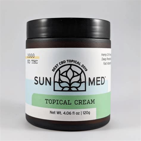 Sunmed Cbd Topical Cream Buy Online Today Fort Worth