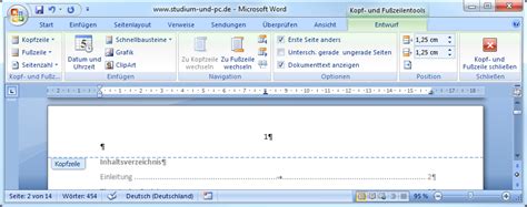 Mit einem trick ist das jedoch sowohl fortlaufend (seite 3 mit seitenzahl 3) oder beginnend (seite 3 mit seitenzahl 1) möglich. Word Kopfzeile und Fußzeile erstellen