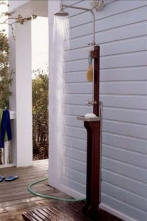 Outdoor Shower Very Simple Amazing Dream Home Pinterest
