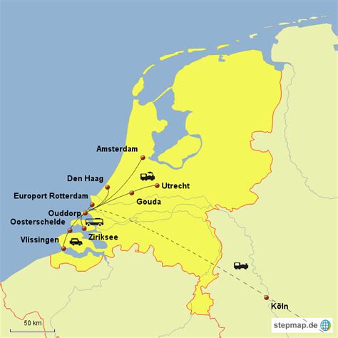 1fcherzogenaurach de karten provinzen der. StepMap - Holland - Landkarte für Deutschland