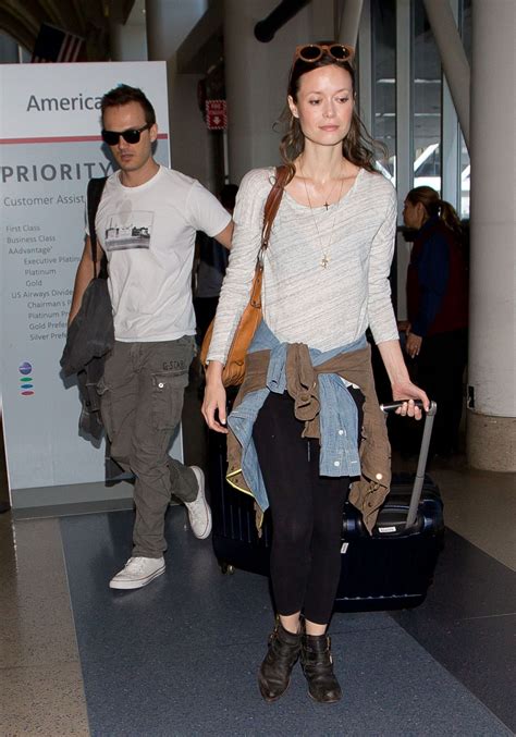 Summer Glau Arrives At Lax Airport In Los Angeles Hawtcelebs