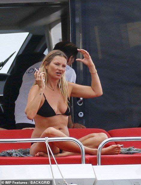 Kate Moss Shows Off Her Incredible Figure In Tiny Black Bikini As My