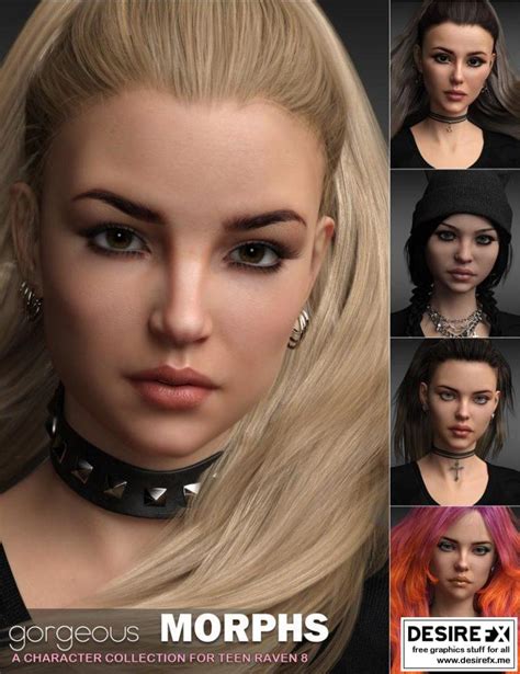 Desire FX 3d Models Gorgeous Morphs For Teen Raven 8