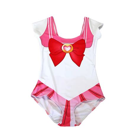 Coshome Sailor Moon Cosplay Swimsuits Costumes 3d Prints Short Sleeves