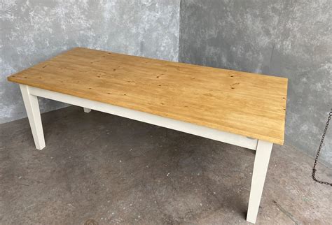 Bespoke Large Wooden Plank Top Kitchen Dining Table
