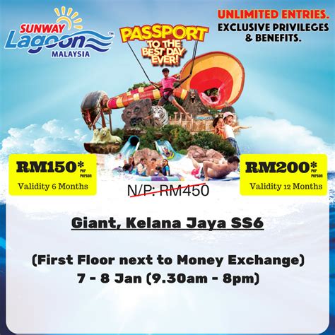 Meet us at sunway pyramid or sunway velocity mall today!. Sunway Lagoon Annual Membership Passport for Unlimited ...