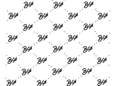 Bl Pattern For Bl Pa Sign By Paolo Falqui Bl Pa On Dribbble