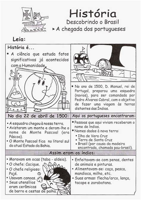 Atividades Historia 3 Ano