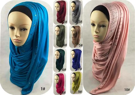 Wholesale Hot Selling Plain Cotton Arab Hijab Sex Jersey Muslim Hijab