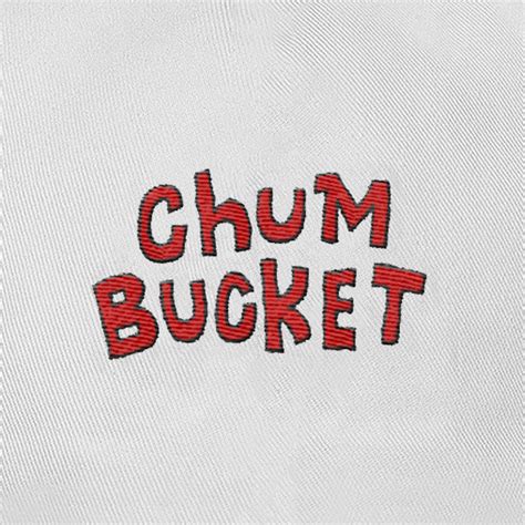 Chum Bucket Embroidered Hat Dad Hat Spongebob Squarepants Shop