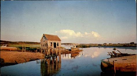 Reflections Of Old Wellfleet Harbor Cape Cod Ma