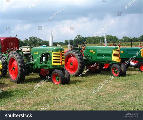 Old Oliver Farm Tractors At A Show Stock Photo 1197732 Shutterstock