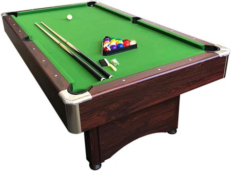 Buy Marshal Fitness 7 Ft Billiard Table Pool Table Top Wooden Deck Green Pool Table Billiard