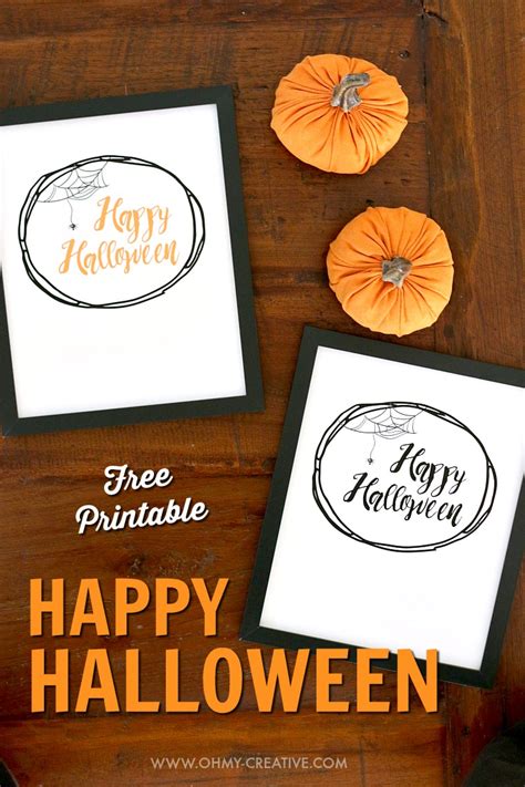 Printable Halloween Food Signs