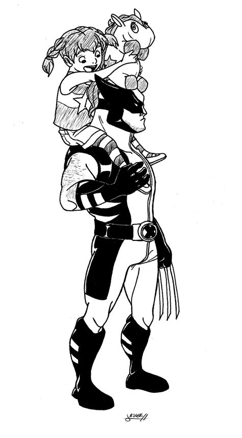 Wolverine and Katie Power by Lazaer on DeviantArt