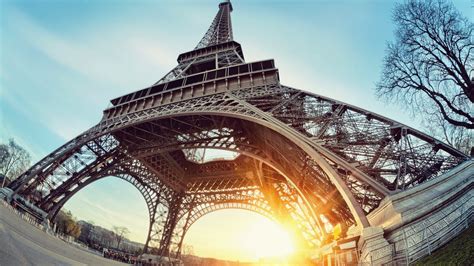 Paris Eiffel Tower France Sunset Wallpapers Hd Desktop And Mobile