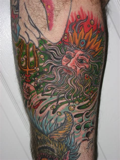 See more ideas about tattoos for women, inner thigh tattoos, tattoos. Poseidon - Tattoo on Upper Inner Thigh by Jason Brooks ...
