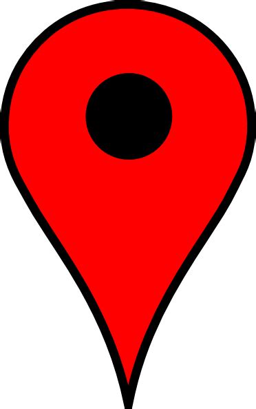 Map Pin Red Clip Art at Clker.com - vector clip art online, royalty