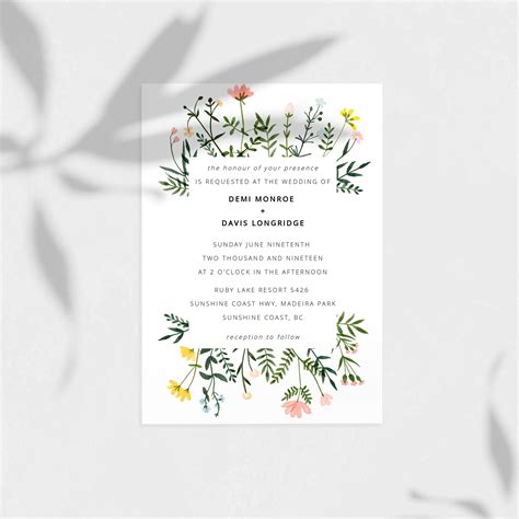 Printable Wedding Invitations Diy Invitations Wedding Stationary