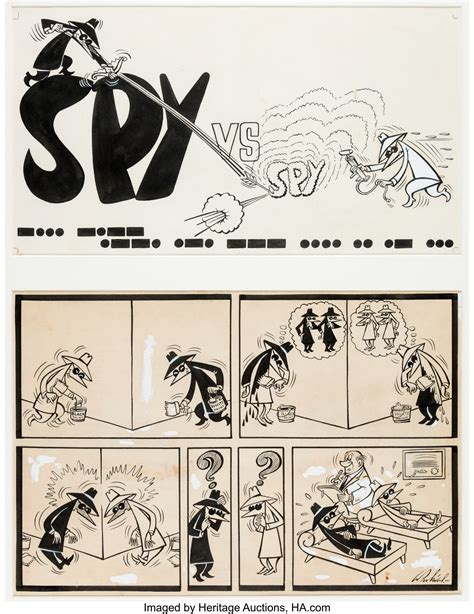 Antonio Prohias Mad Complete 1 Page Story Spy Vs Spy Original Lot