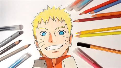 Speed Drawing Naruto The Day He Became The 7th Hokage Boruto Naruto Next Generations Episode 18
