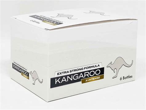 kangaroo white extra strong x intense male enhancement pill 12 counts bottle