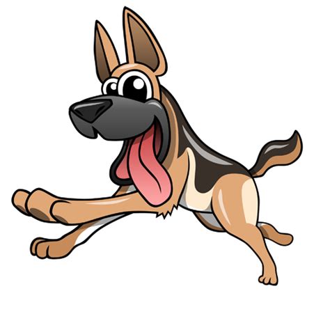 Drawsocute learn howtodraw a cute cartoon. cartoon german shepherd | Cartoon German Shepherd by ...
