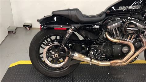 Slammed handlebars and gauges for an aggressive riding position. 2017 Harley Davidson Sportster Roadster Cafe Racer For ...