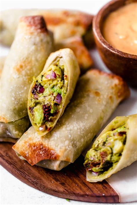 Collection by kathy hartley schmucker • last updated 2 hours ago. Avocado Egg Rolls with Sweet and Spicy Dipping Sauce ...