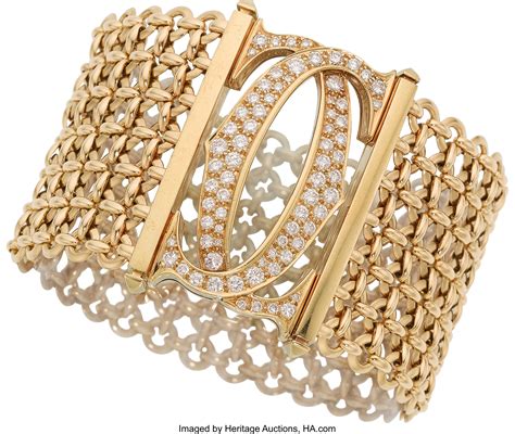 Diamond Gold Bracelet Cartier Estate Jewelry Bracelets Lot