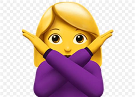 No Emoji Iphone Gesture Emoticon Png 590x590px Emoji Apple Color