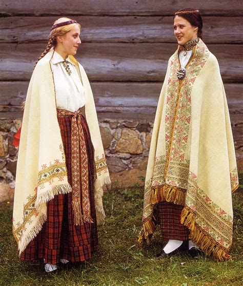 Folkcostumeandembroidery Overview Of The Folk Costumes Of Europe Latvia