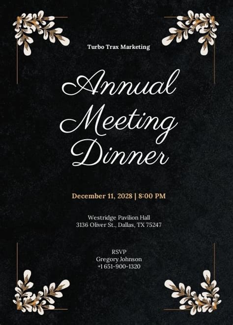 Formal Invitation Template For Word